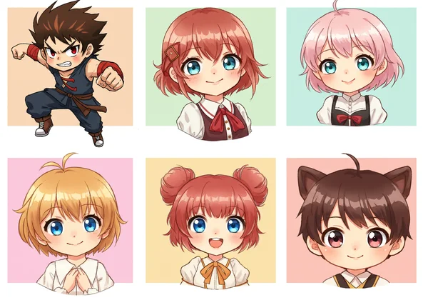 Shonen, Shojo, Ghibli, Chibi