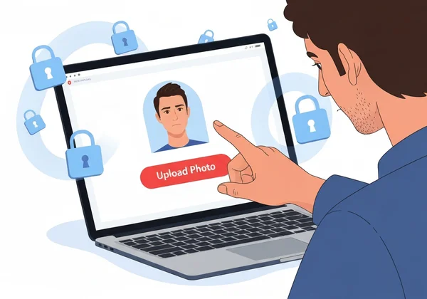User considering privacy before AI avatar creation