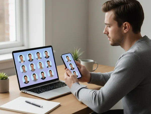 Reviewing avatars on devices
